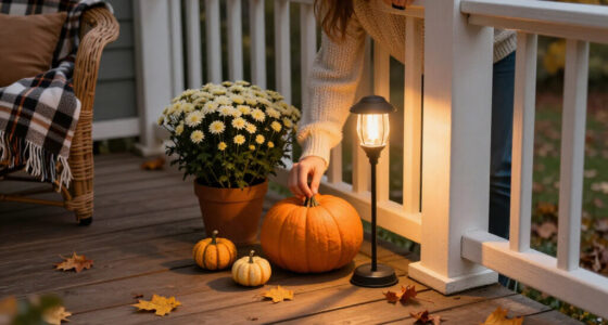 This Solar Accent Light Does So Much More Than Light Up Your Fall Porch – It Adds Magic After Dark