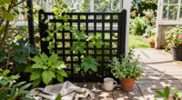 Zooey Deschanel's Black Trellis Is A Beautiful Addition To Her Terrace – And There's A Reason To Copy It