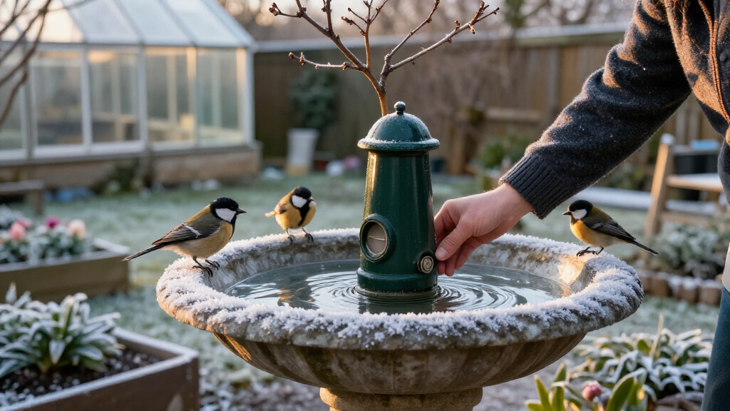 4 Smart Ways To Winterize Your Bird Bath And Stop This Life-Giving Water Supply Freezing Over
