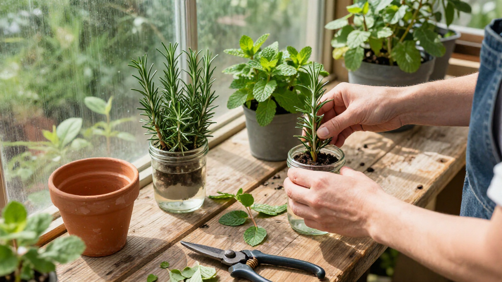 Grow Herbs For Free By Taking Cuttings