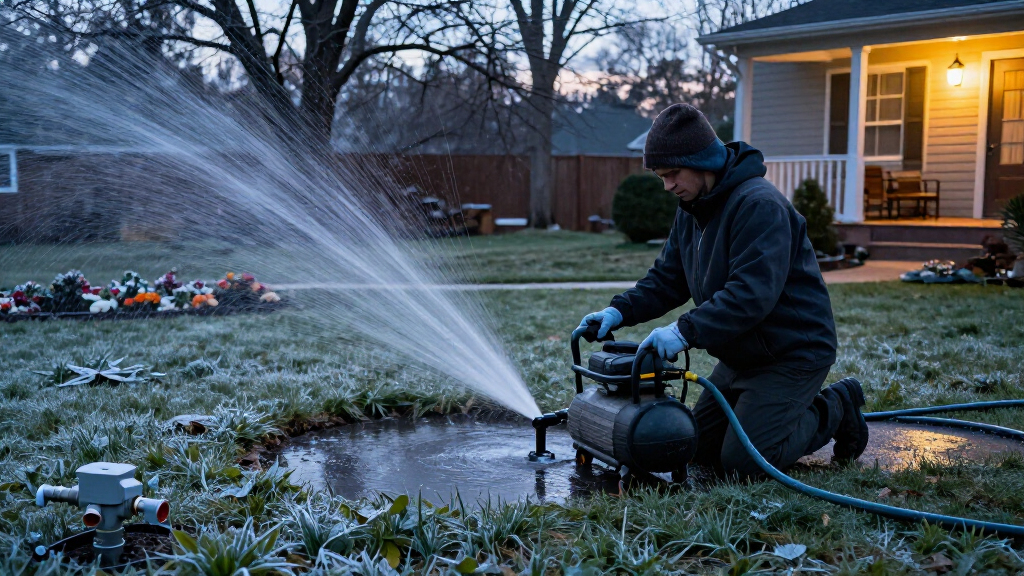 How To Winterize Sprinklers Before The First Freeze – Turning Them Off Isn’t Enough