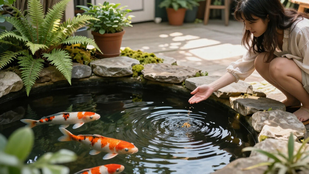 Jennifer Aniston’s Koi Pond Is The Dreamy Garden Luxury You Can Copy On A Small Scale – Fish Optional