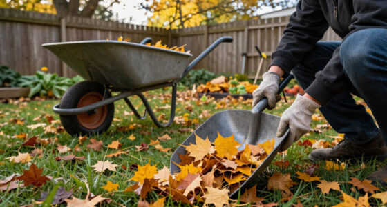 Raking Leaves Is My Least Favorite Fall Garden Job, But This Clever Scoop Clears A Whole Patio In Just A Few Swipes