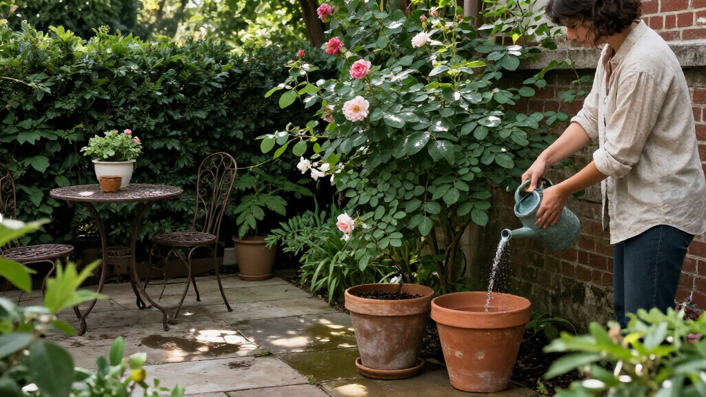 This Illinois Garden Feels Like A Hidden Corner Of The Italian Countryside – But Its Clever Design Works With The Woodland Landscape