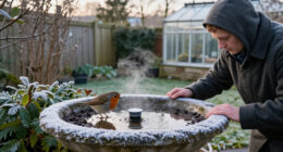 Wildlife Experts Say This Clever Gadget Will Stop Your Bird Bath From Freezing Over This Winter – It’s A Fuss-free Way To Support Birds In Cold Weather