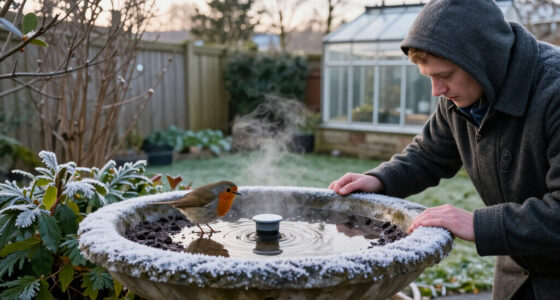Wildlife Experts Say This Clever Gadget Will Stop Your Bird Bath From Freezing Over This Winter – It’s A Fuss-free Way To Support Birds In Cold Weather