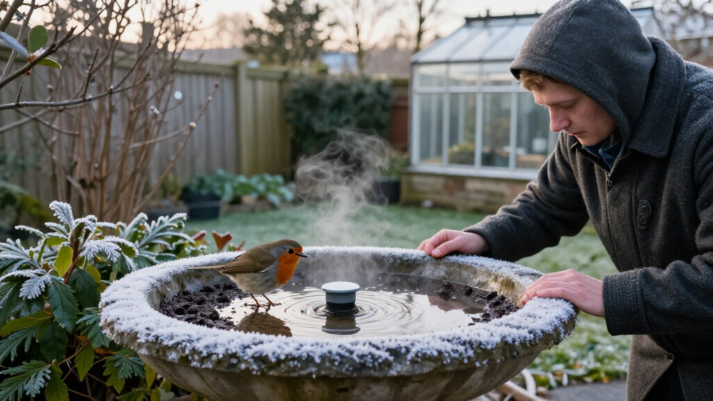 Wildlife Experts Say This Clever Gadget Will Stop Your Bird Bath From Freezing Over This Winter – It’s A Fuss-free Way To Support Birds In Cold Weather